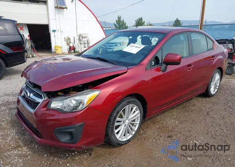 2012 Subaru Impreza 2.0I Premium from USA, damaged, VIN JF1GJAD66CH003755